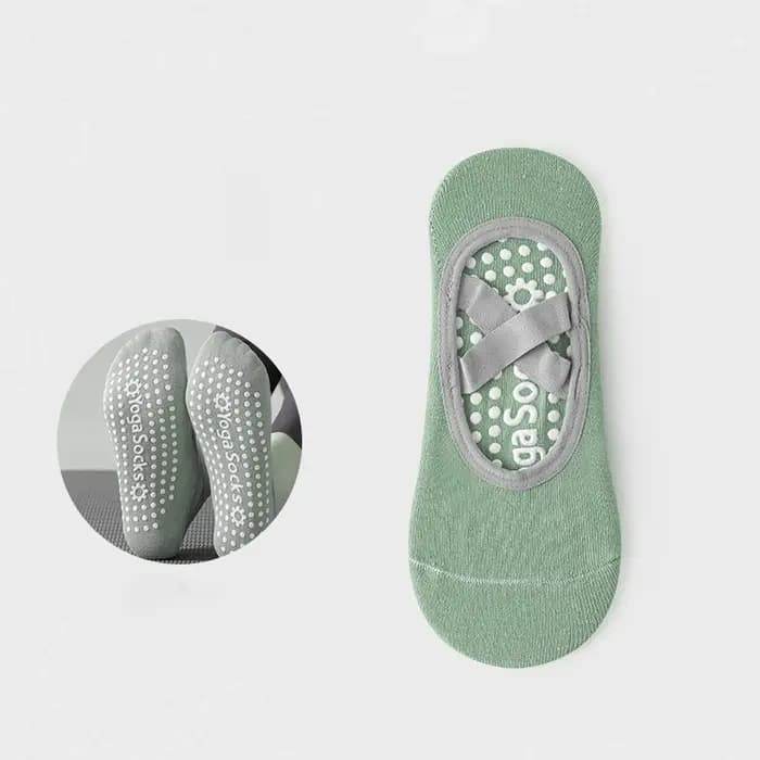 Dreamlikelin 1 paire de chaussettes de Pilates antidérapantes pour débutantes