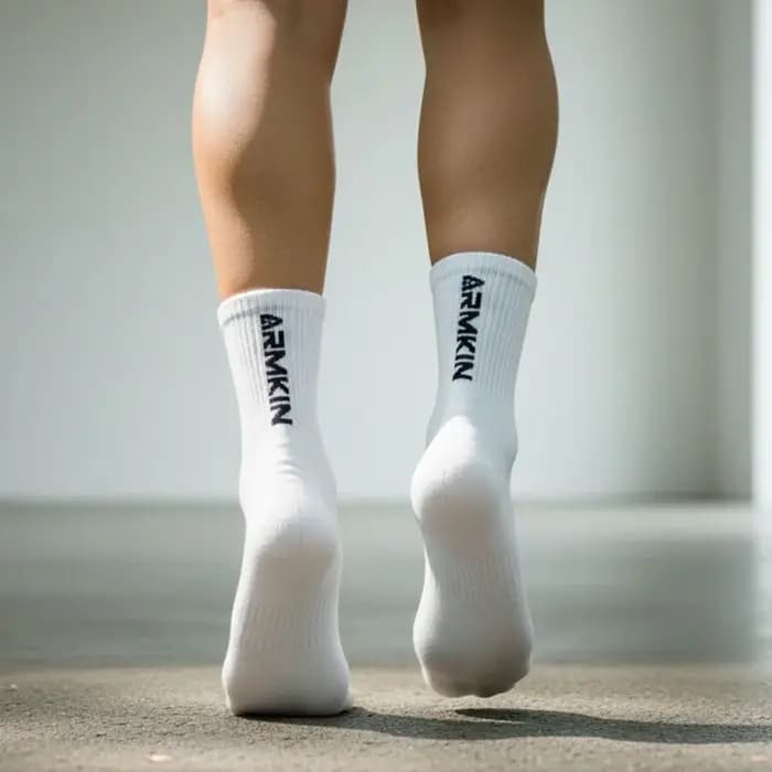 1/5 paires ARMKIN hommes chaussettes de haute qualité mi-mollet Sport