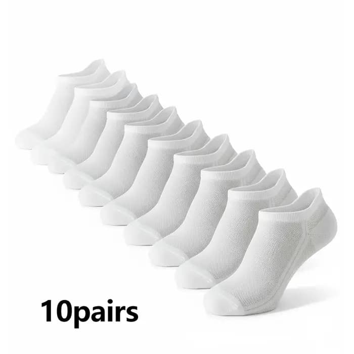 10/20 paires de chaussettes de cheville pour hommes
