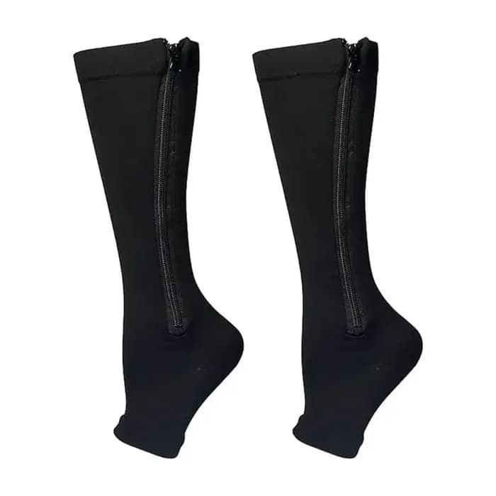Chaussettes de Compression à fermeture éclair pour soutien des varices