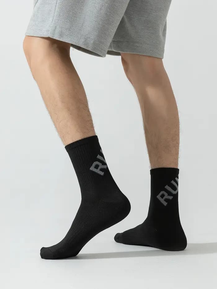 Nouveau Sports de plein air Marathon toutes saisons course équipage chaussettes hommes/femmes coloré séchage rapide