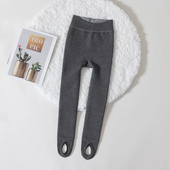 Collants d'hiver à rayures en velours pour fille