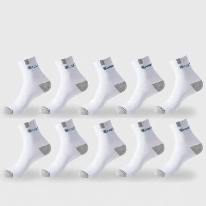 Chaussette en coton pour hommes Sport respirant doux lettre mode baskets haute élastique moyen Tube bas serviette Sox été course