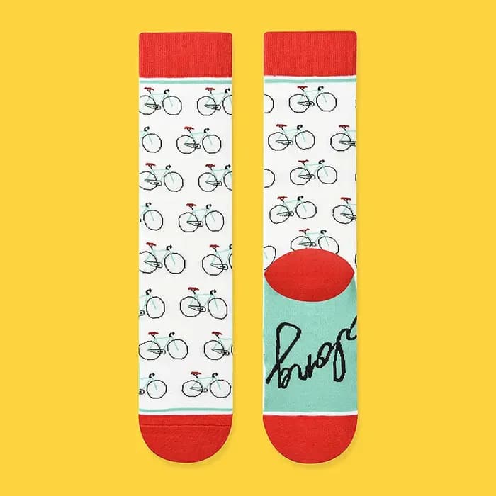 Chaussettes en coton de style britannique pour hommes