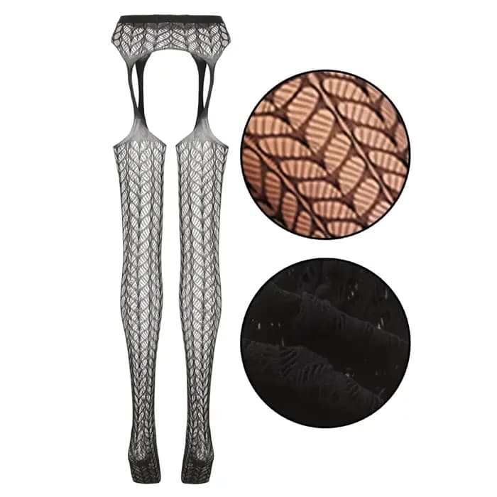 Meilleures ventes : Bas résille sexy pour femme avec porte-jarretelles, bas collants, bas cuissardes, pour l'été 
