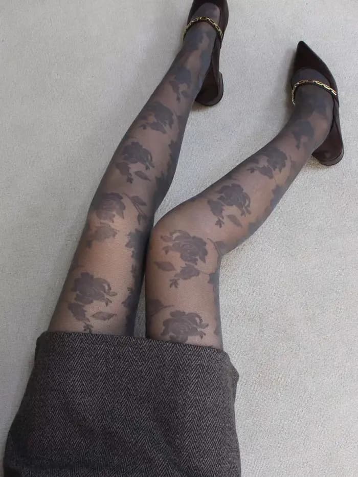 1 paire de collants anti-déchirure pour femmes très extensibles