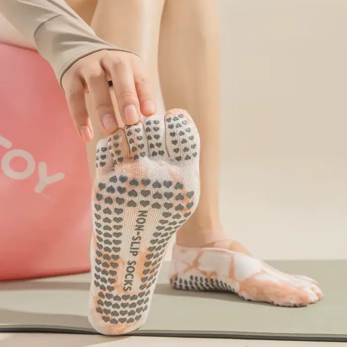 Chaussettes antidérapantes de Yoga pour femmes