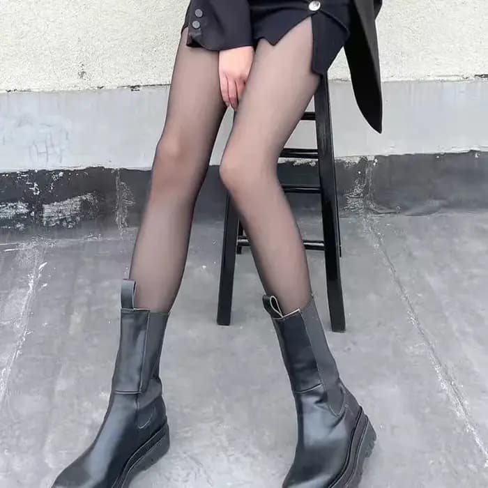 Collants JK Kawaii à imprimé pois pour femme, collants transparents sexy et mignons, bas de contention féminins à motif géométrique floral et nœud papillon