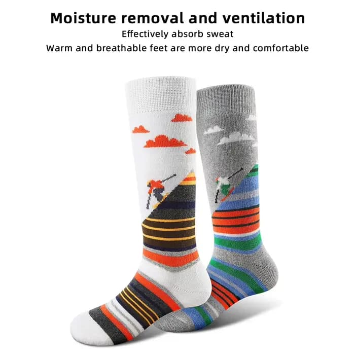 Chaussettes de Ski légères en laine mérinos, épaisses, Anti-ampoules, pour randonnée, escalade en plein air, pour hommes et femmes, course à pied, nouveau