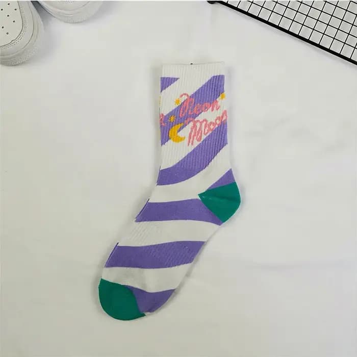 Style coréen mode Harajuku rue hip hop chaussettes unisexe drôle hommes