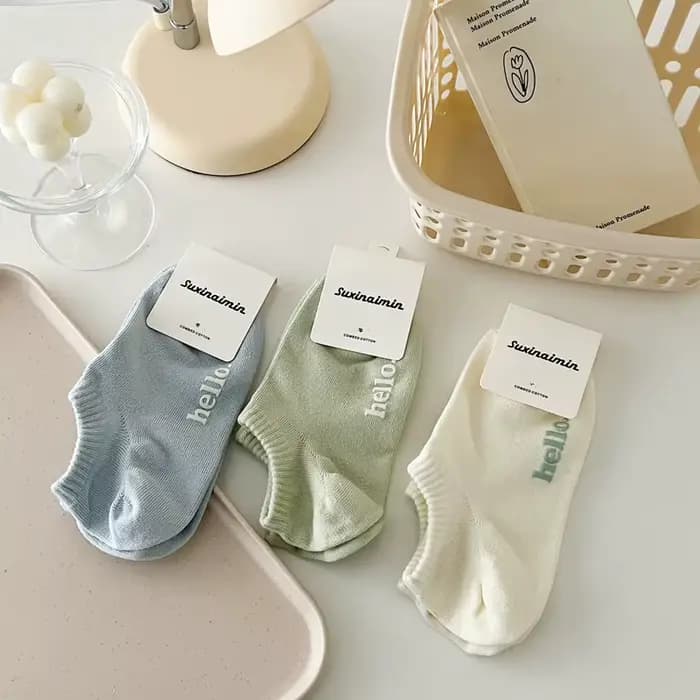 Chaussettes en pur coton pour femmes