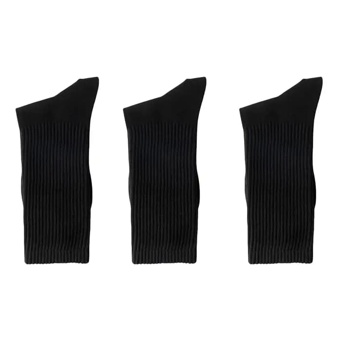 Chaussettes d'affaires en pur coton pour hommes, de haute qualité, couleur unie, mode décontractée, longues, Harajuku rétro, résistantes à l'usure, chaussettes de sport