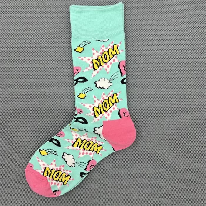 Happy Socks Chaussette unisexe en coton peigné pour femme Cerise Fraise