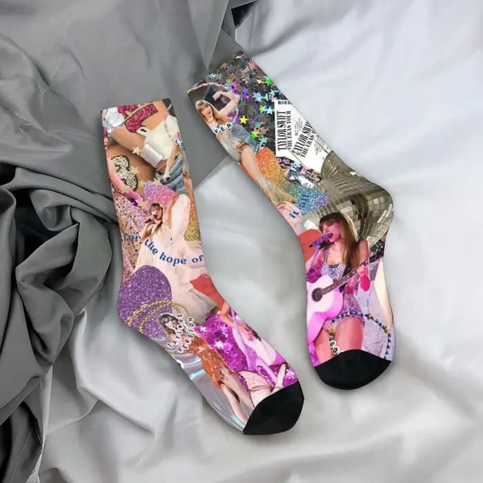 Adultes hommes chaussettes 2025 nouveau The Eras Tour chanteur Taylor-r