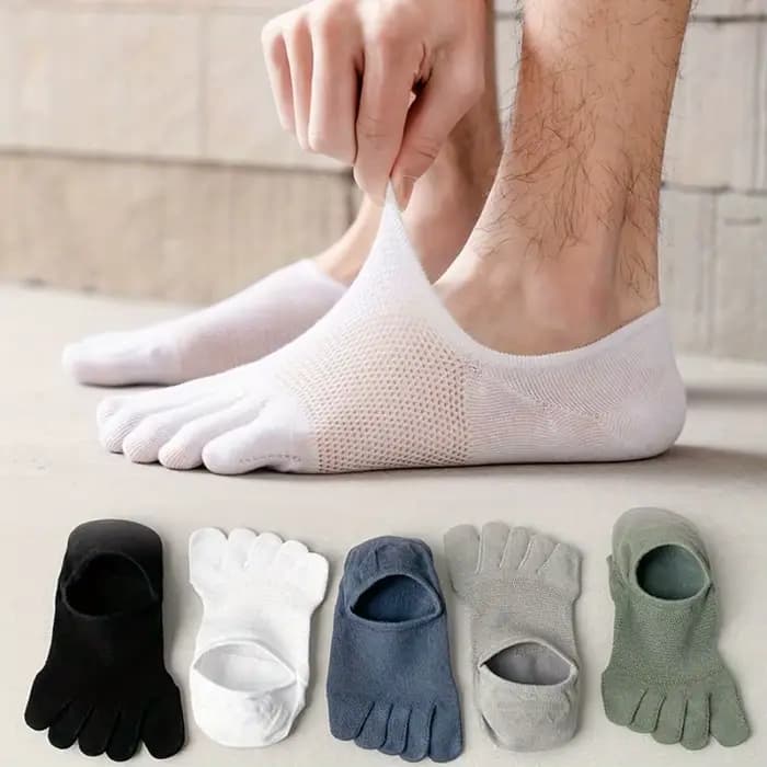 7 paires de chaussettes à cinq doigts pour hommes et femmes