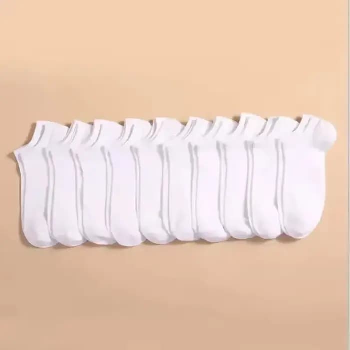 10 paires de chaussettes unisexes décontractées de couleur unie, fines, respirantes, confortables, anti-odeur, absorbant la sueur, à coupe basse, pour hommes et femmes