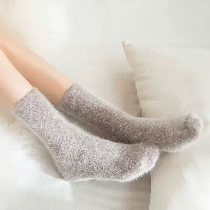 Angola lapin et laine mérinos chaussettes femmes marque épais hiver chaussettes mode chaussettes chaudes femmes femme chaussettes grande taille