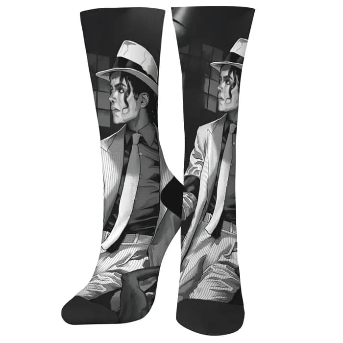 MJ style pop danse idole hommes chaussettes Harajuku