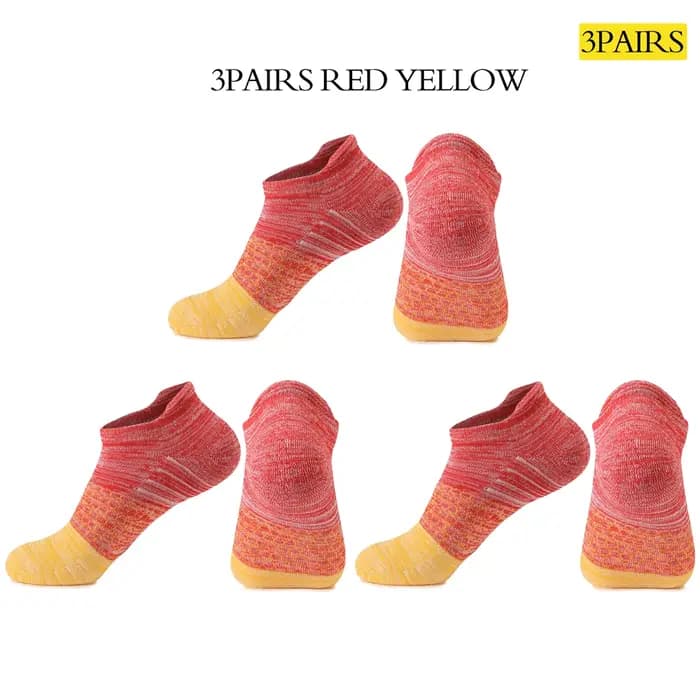 3 paires de chaussettes de course antidérapantes pour femmes