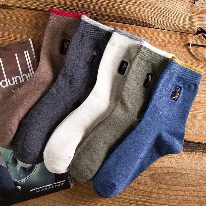 Chaussettes longues décontractées d'affaires pour hommes