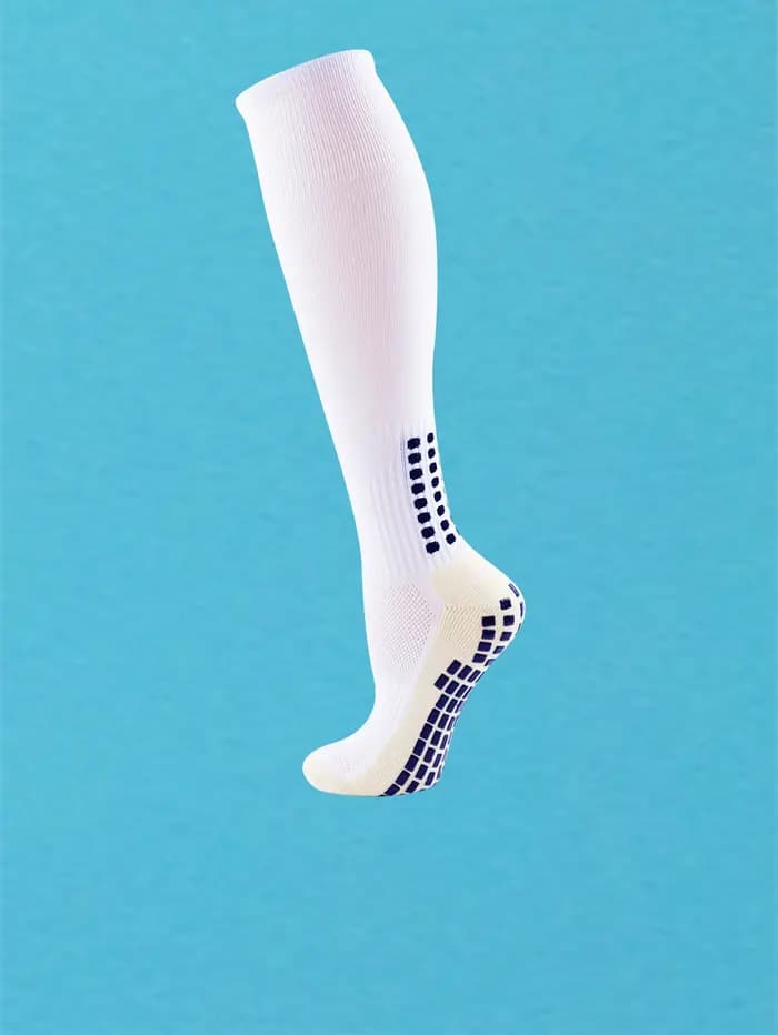 1 paire de chaussettes de football pour hommes avec poignée