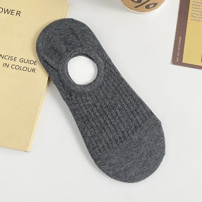 Femmes chaussettes pantoufles nouvel été mince couleur unie