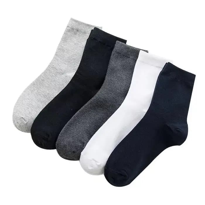 5 paires/lot grande taille hommes chaussettes coton 42