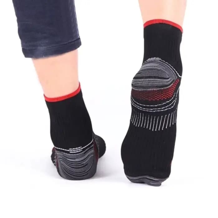 1 paire de chaussettes pour fasciite plantaire avec soutien de la voûte