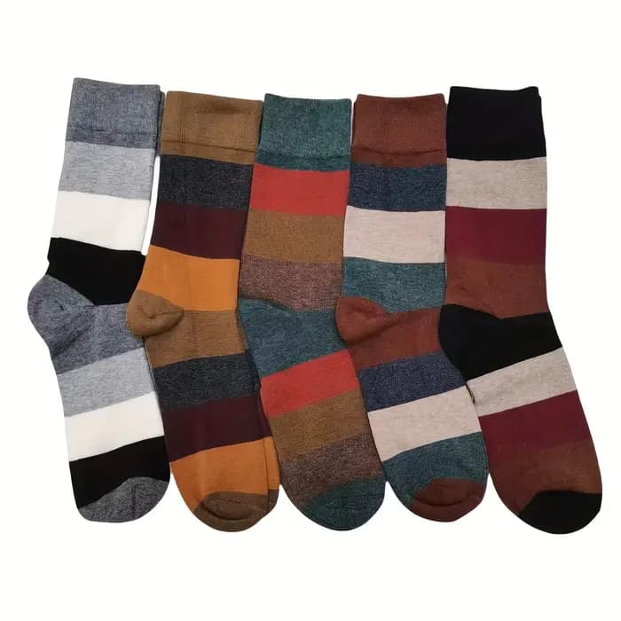 Chaussettes de Compression en Coton Peigné pour Homme