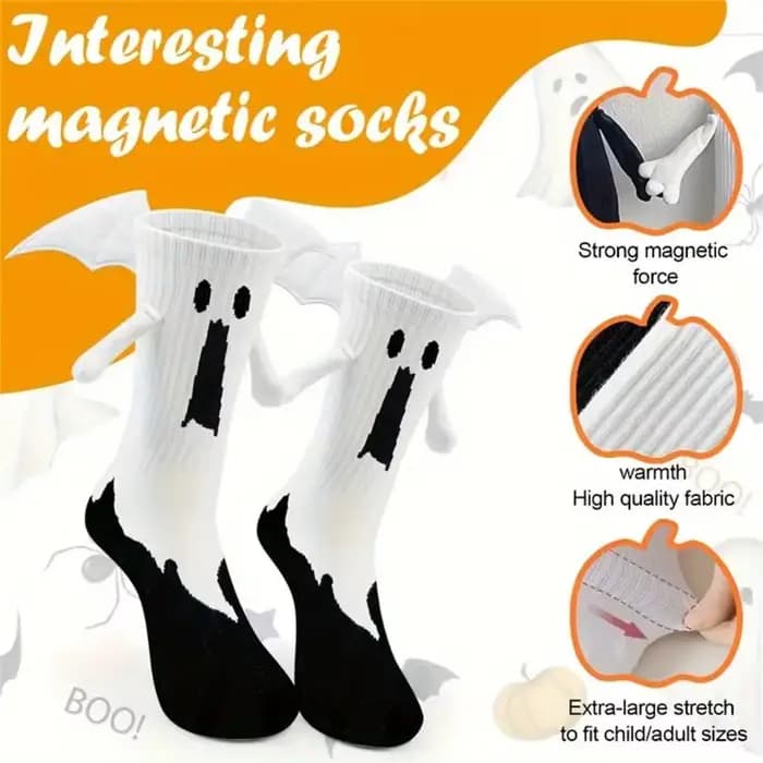 Paire de chaussettes d'Halloween effrayantes pour femmes