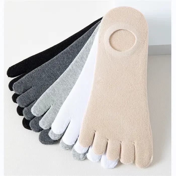 5 paires de chaussettes à cinq doigts pour hommes