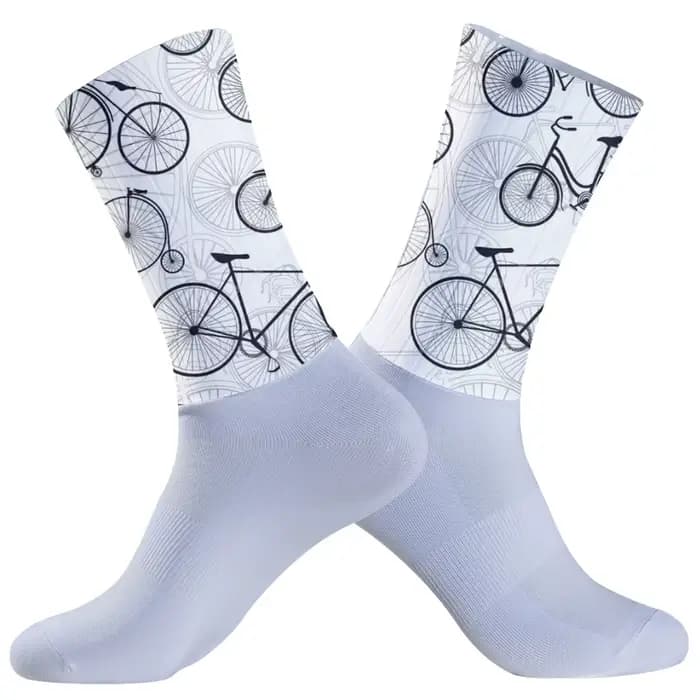 Chaussettes de sport à compression pour cyclisme en plein air