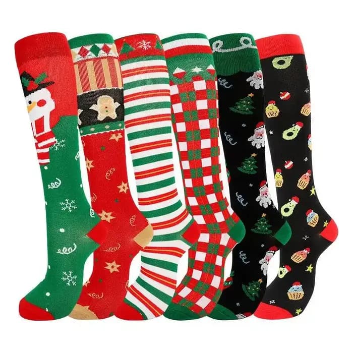 Chaussettes de compression en nylon anti-varices