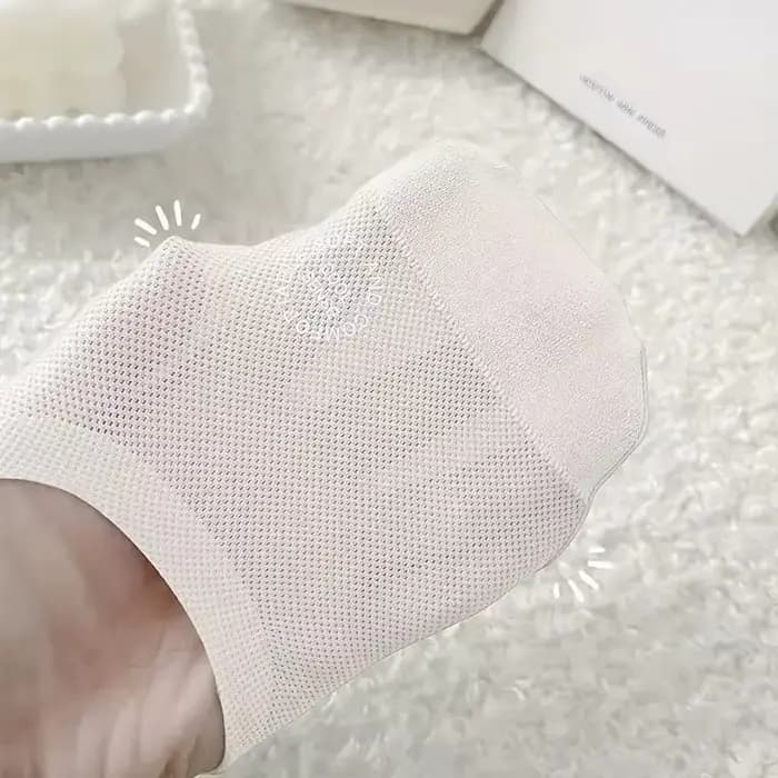 4 paires de chaussettes invisibles en maille respirante pour femmes