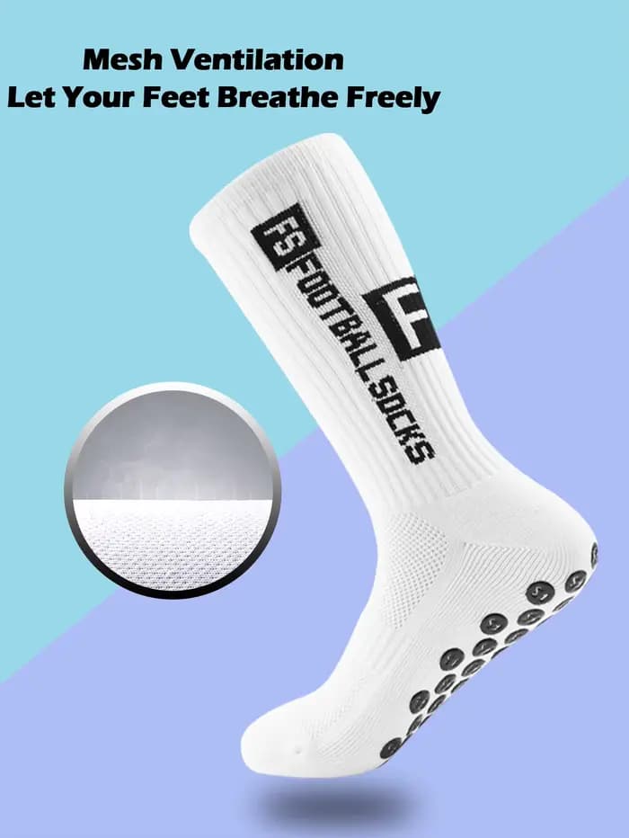 4 paires de chaussettes de Football antidérapantes pour hommes