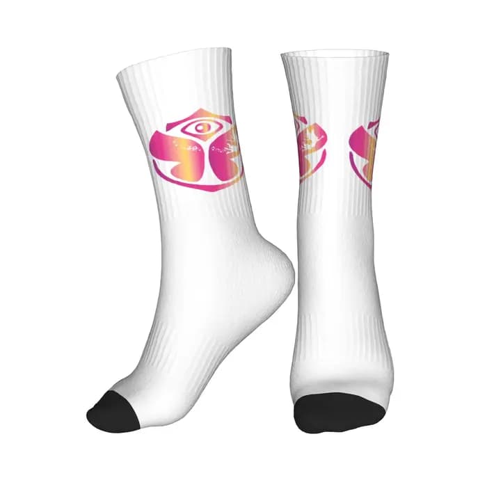 Chaussettes Tomorrowland pour hommes et femmes, chaussettes chaudes et tendance, style musique électronique belge