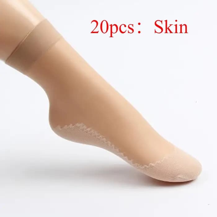 10/20 paires de chaussettes courtes femmes ultra-mince élastique dentelle chaussette transparente femme été respirant