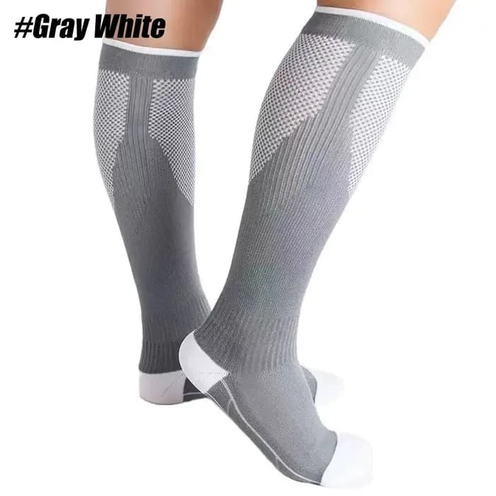 1 paire de chaussettes de compression 20-30 MMHg pour femmes et hommes - Meilleur soutien pour la circulation
