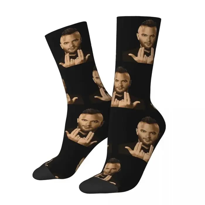 Jul France rappeur unisexe chaussettes d'hiver coupe-vent