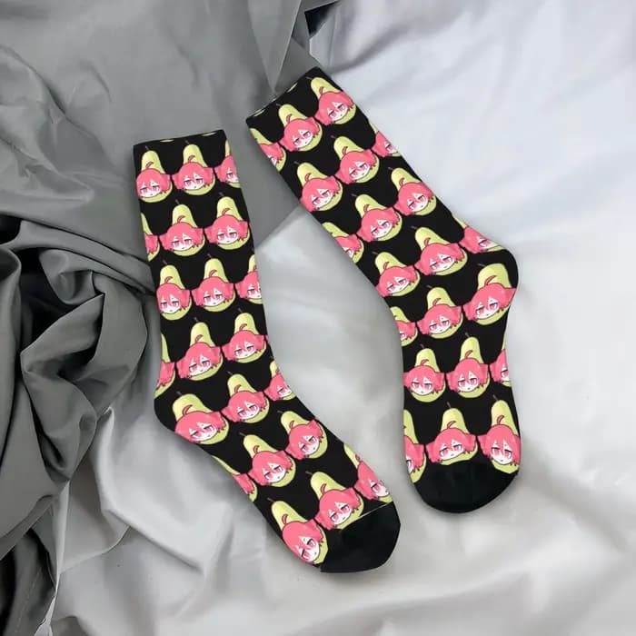 Pearto Kasane Teto populaire chanteur virtuel bas graphique élégant chaussettes automne anti-dérapant