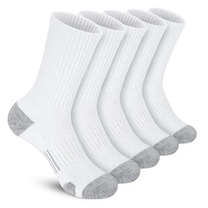 5 paires de chaussettes athlétiques pour hommes