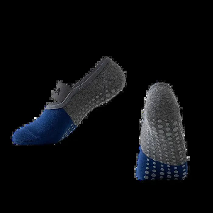 1 paire de chaussettes Pilates couleur patchwork pour femmes