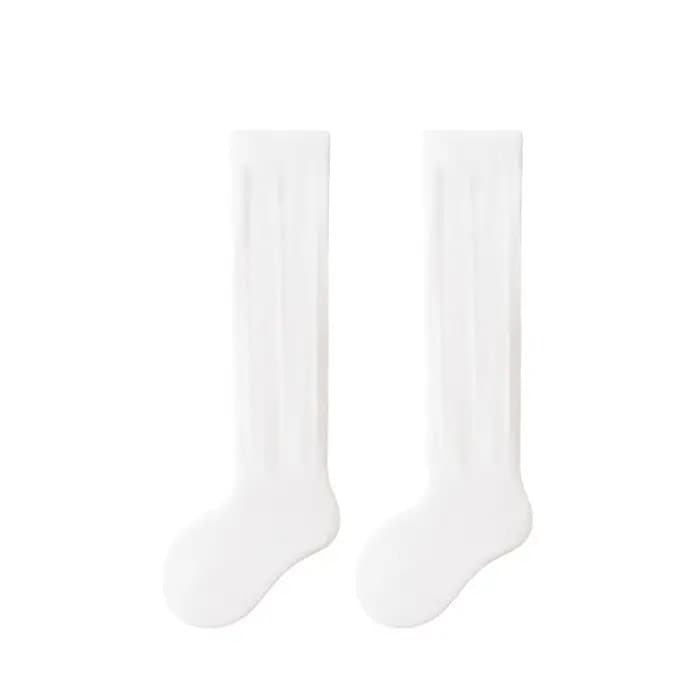 Chaussettes longues ajourées pour bébé, maille respirante en coton désossé, chaussettes hautes d'été pour nouveau-né, filles et garçons de 0 à 2 ans