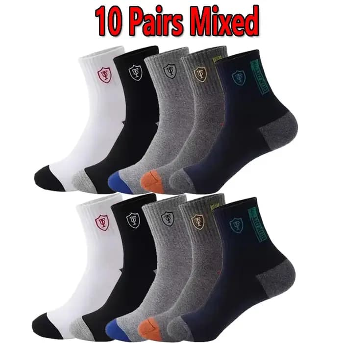 5/10 paires de chaussettes en bambou pour hommes