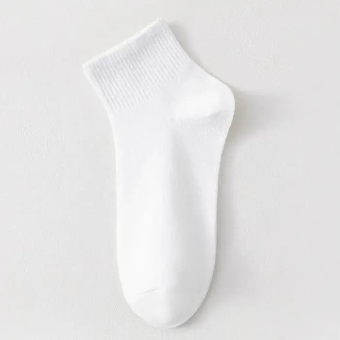 Femmes couleur unie coton cheville chaussettes femme doux tricoté chaussette courte filles absorbant la sueur respirant