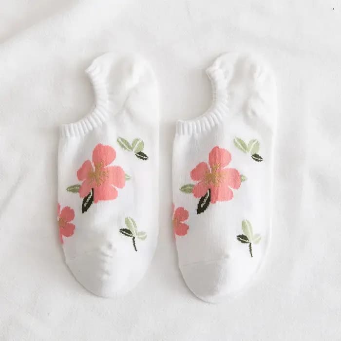 Chaussettes invisibles en coton japonais pour femmes
