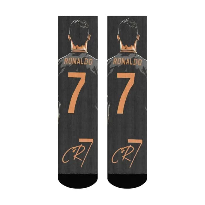 Cristiano Ronaldo nouveauté heureux hommes chaussettes Harajuku Hip-Hop tendance