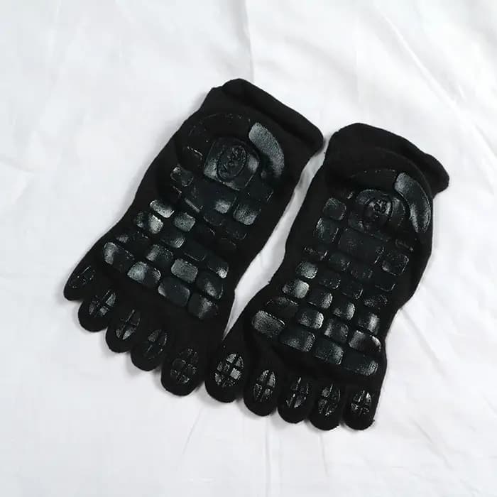 Chaussettes d'hiver épaisses à cinq doigts pour hommes