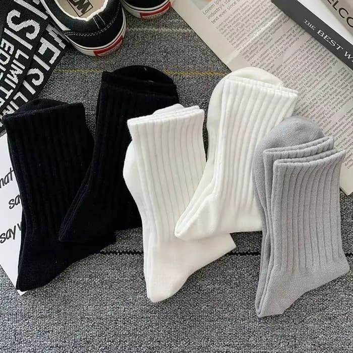 Ensemble de chaussettes courtes de sport pour hommes, noir, blanc, chaud, cool, homme, document soli