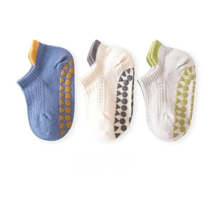 3 paires de chaussettes antidérapantes pour enfants